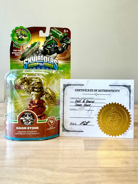 Gold and Bronze Doom Stone (PortalPowerTV)