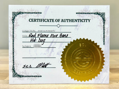 Red Flame Fire Bone Hot Dog (PortalPowerTV)