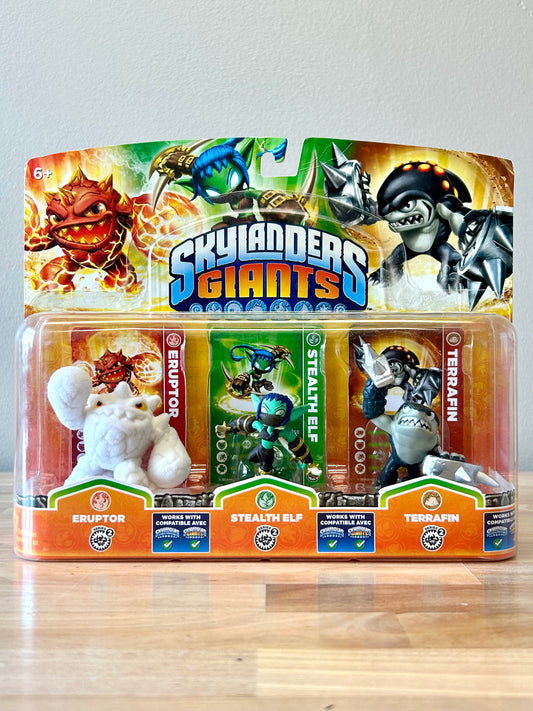 White Flocked Eruptor (Triple Pack)