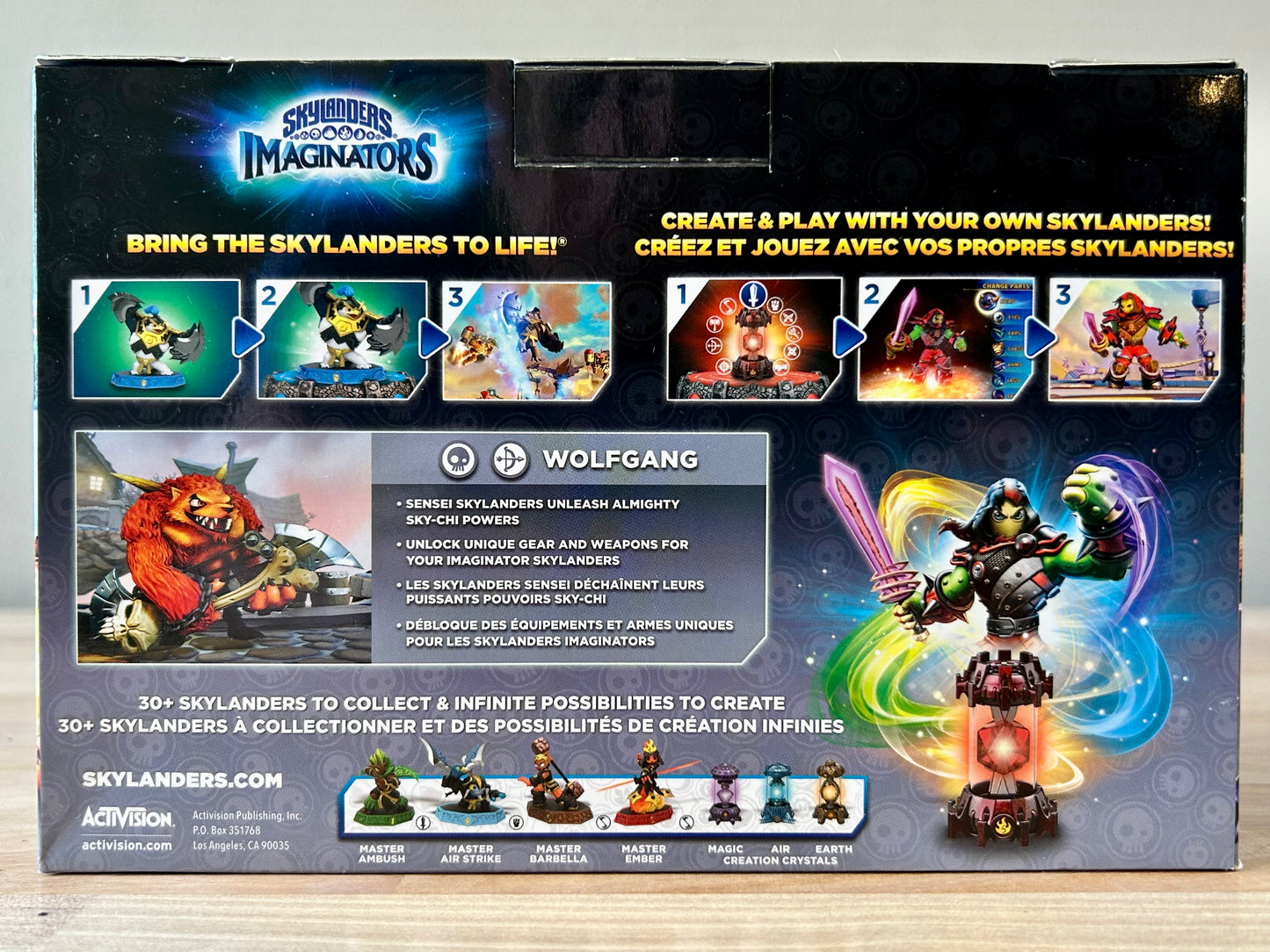 Wolfgang and Undead Creation Crystal Combo Pack